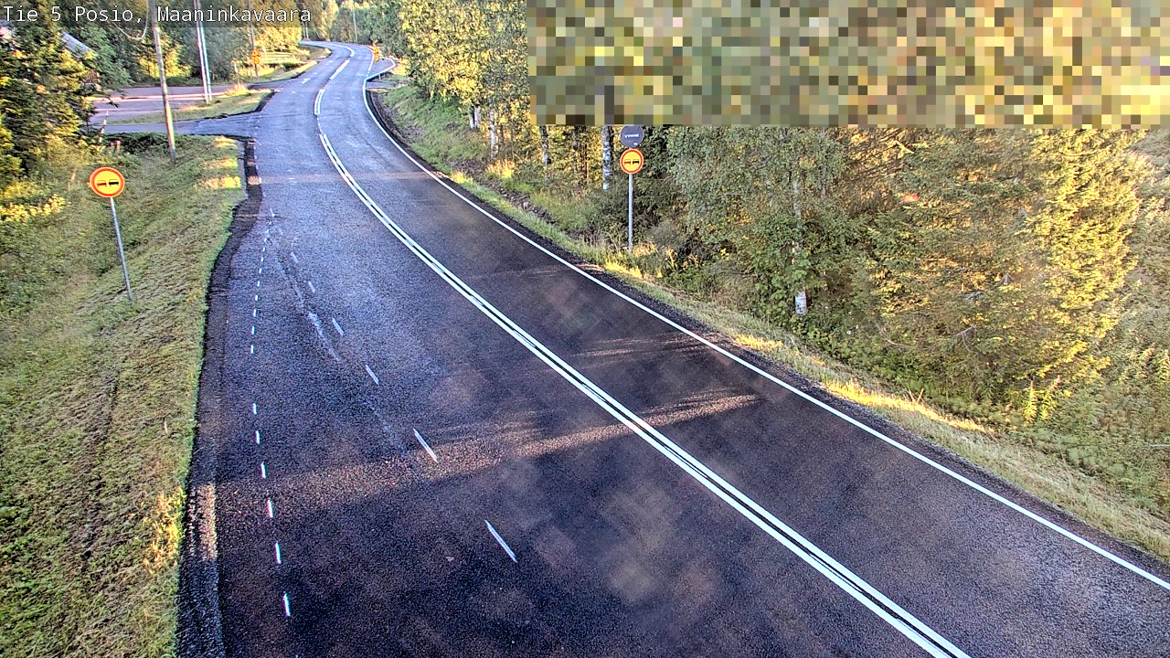 Kelikamerat Kuva Tie 5 Posio, Maaninkavaara, Posio, Lappi