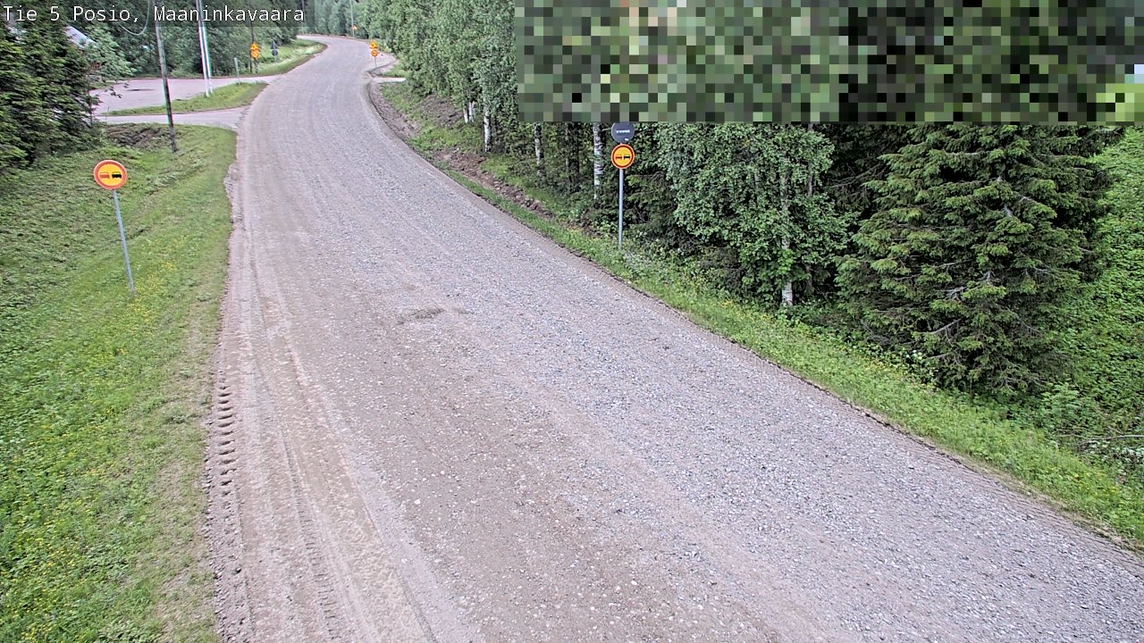 Kelikamerat Kuva Tie 5 Posio, Maaninkavaara, Posio, Lappi