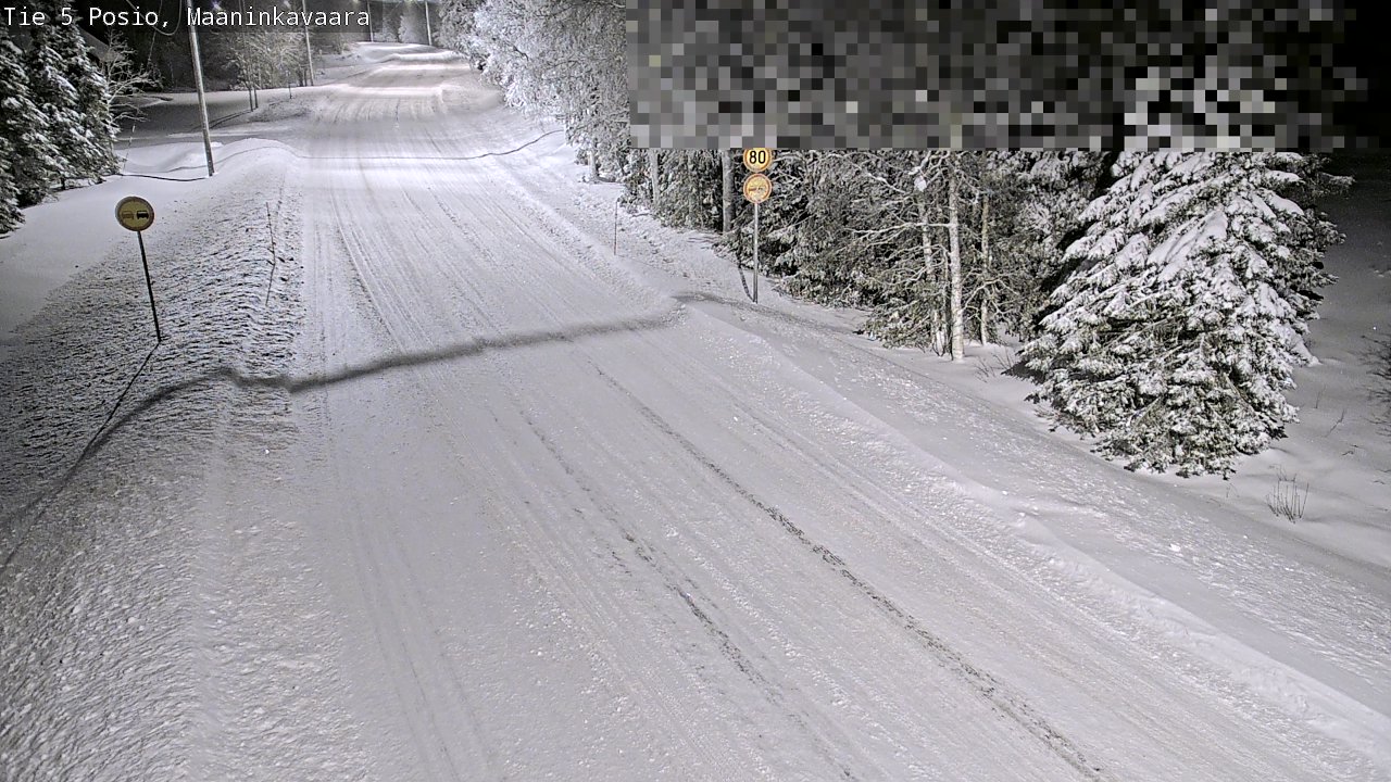 Weather Camera Image Road 5 Posio, Maaninkavaara, Posio, Lappi