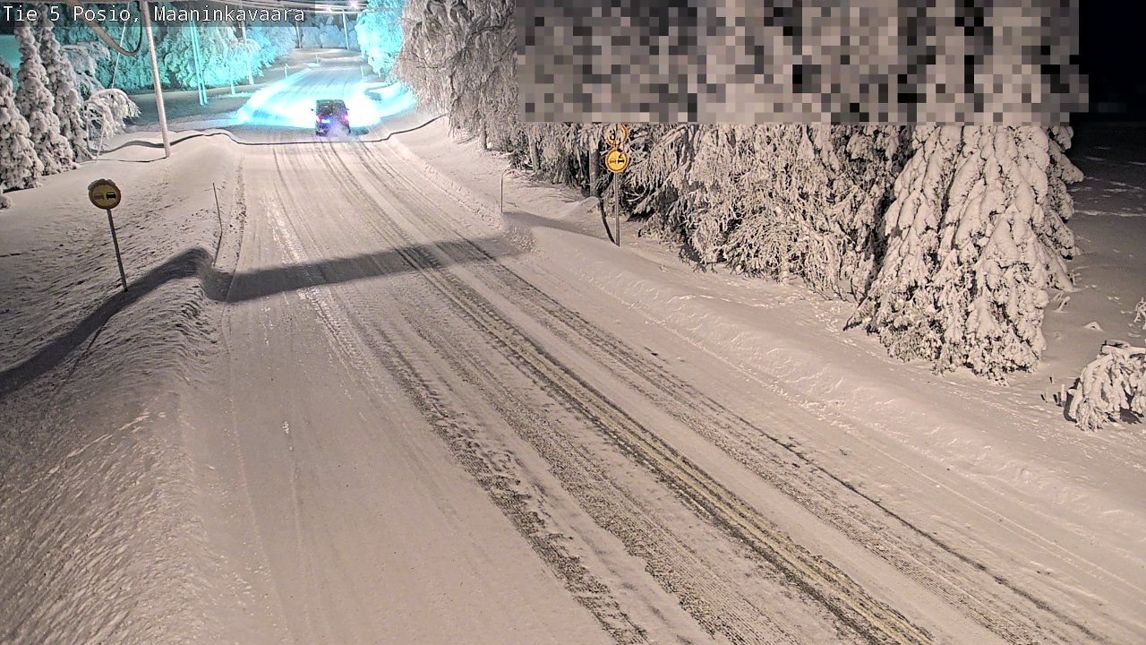 Kelikamerat Kuva Tie 5 Posio, Maaninkavaara, Posio, Lappi