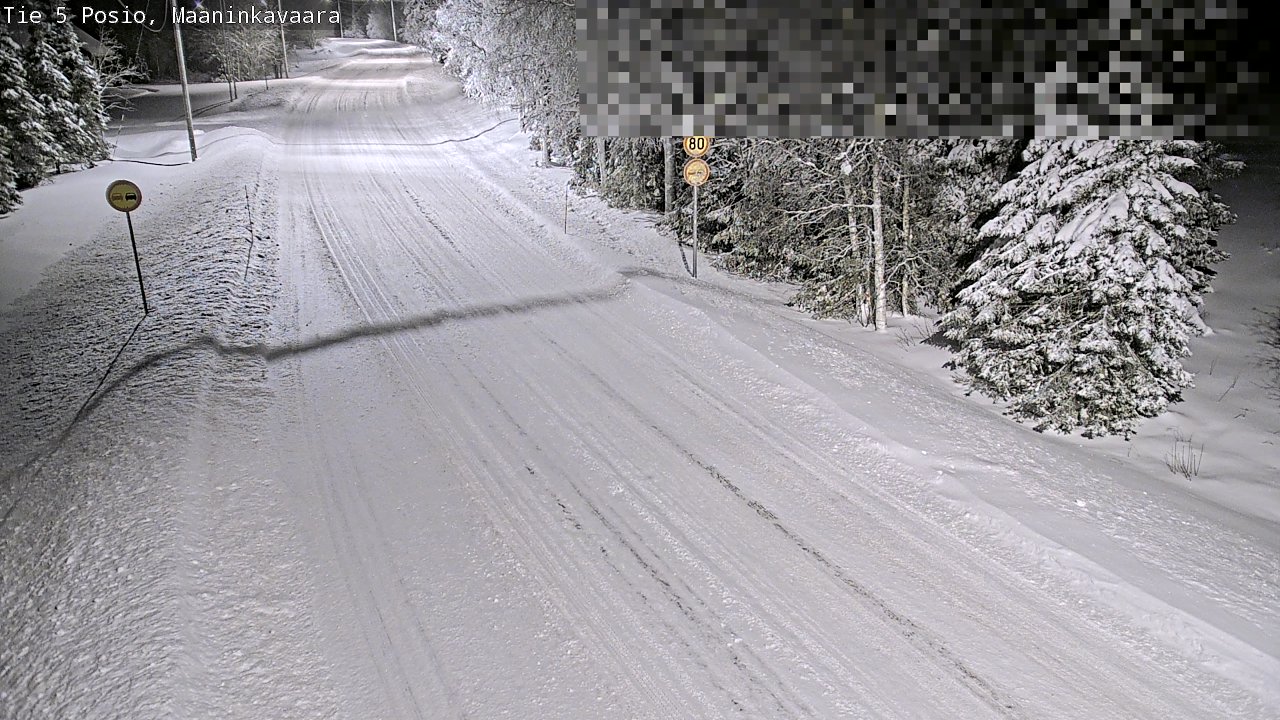 Weather Camera Image Road 5 Posio, Maaninkavaara, Posio, Lappi