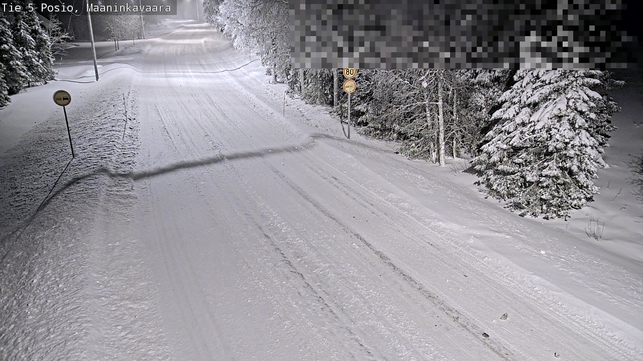 Weather Camera Image Road 5 Posio, Maaninkavaara, Posio, Lappi