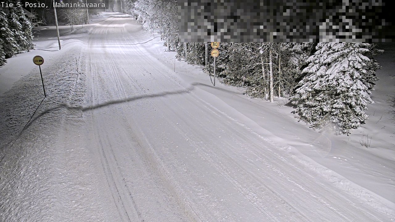 Weather Camera Image Road 5 Posio, Maaninkavaara, Posio, Lappi