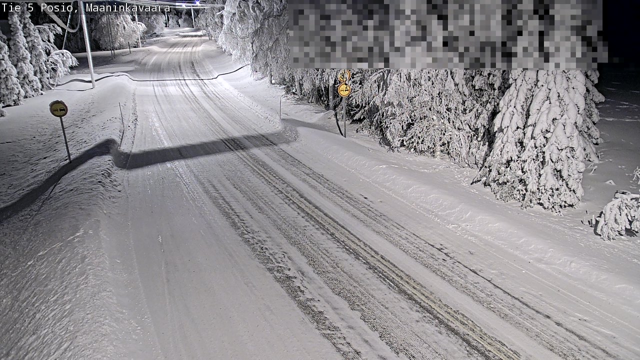 Kelikamerat Kuva Tie 5 Posio, Maaninkavaara, Posio, Lappi