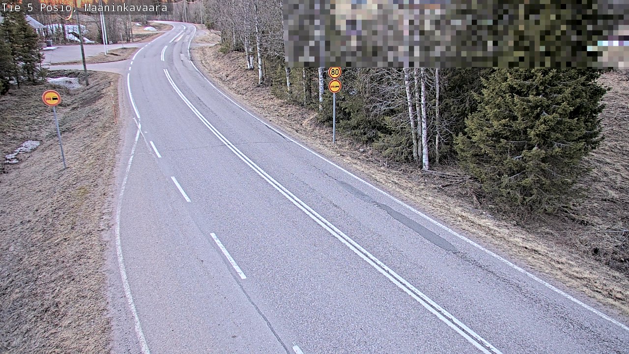 Kelikamerat Kuva Tie 5 Posio, Maaninkavaara, Posio, Lappi