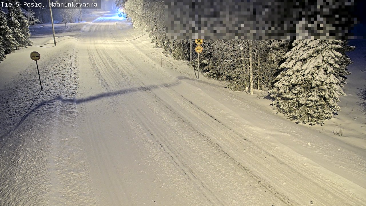 Weather Camera Image Road 5 Posio, Maaninkavaara, Posio, Lappi