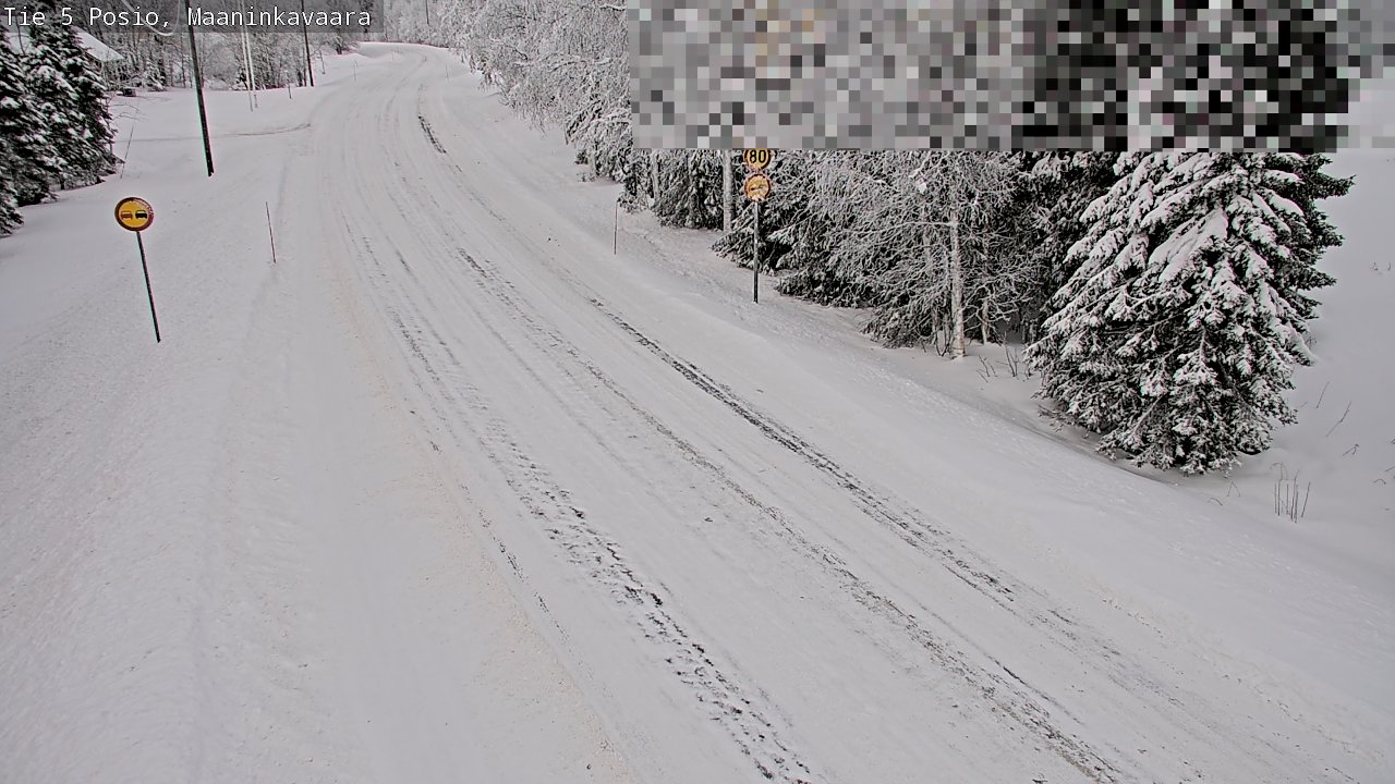 Weather Camera Image Road 5 Posio, Maaninkavaara, Posio, Lappi