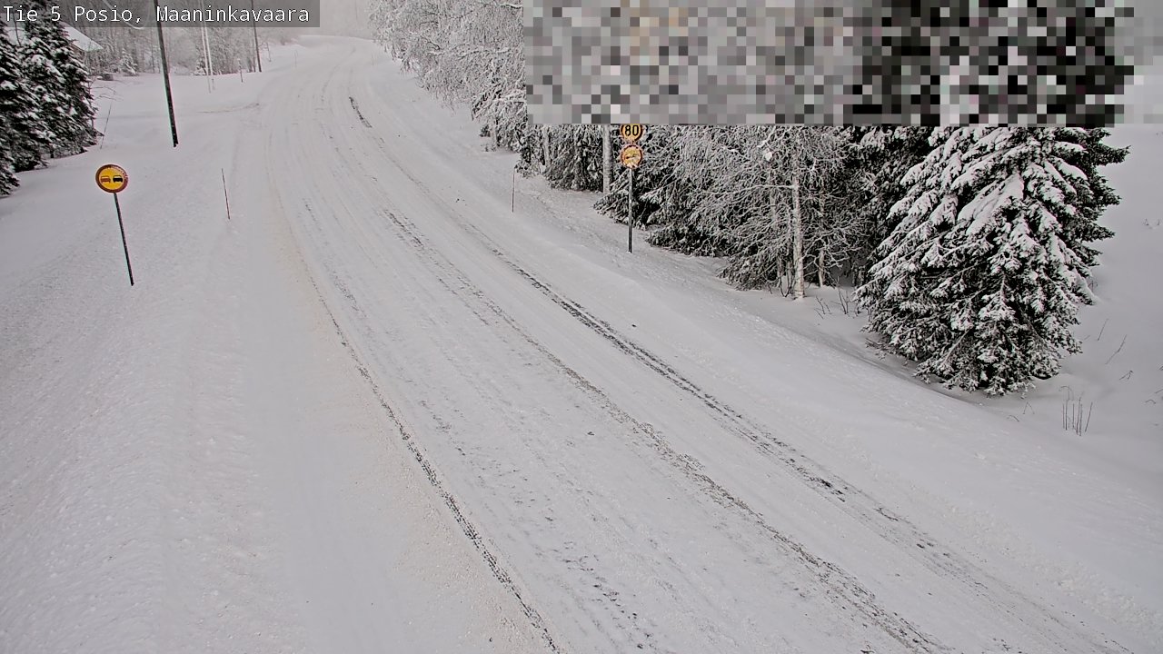 Weather Camera Image Road 5 Posio, Maaninkavaara, Posio, Lappi