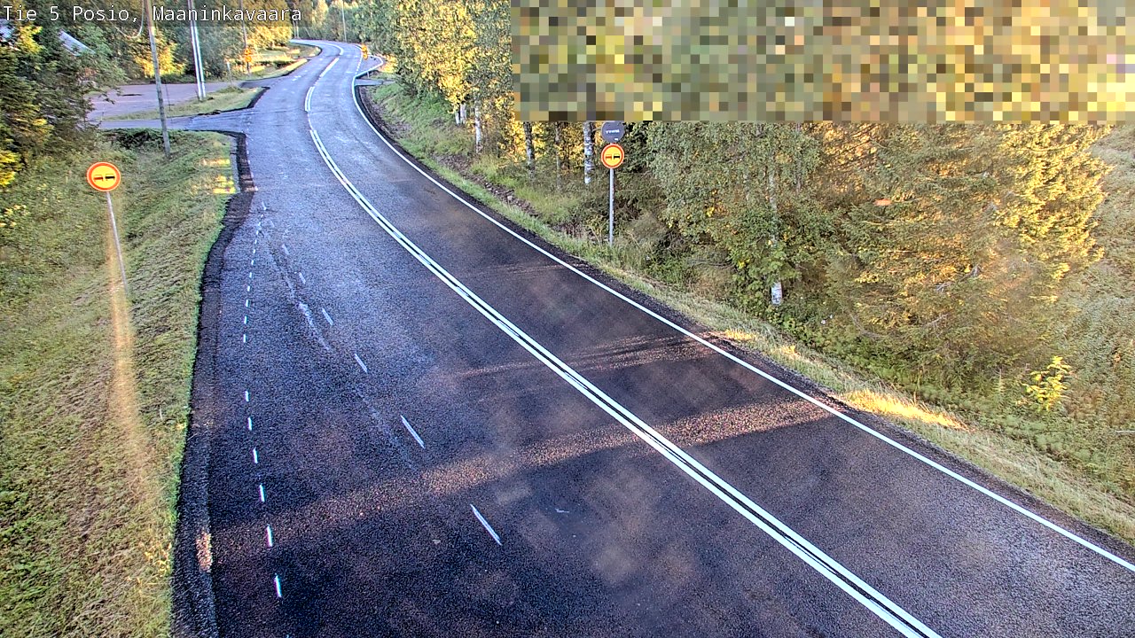 Kelikamerat Kuva Tie 5 Posio, Maaninkavaara, Posio, Lappi