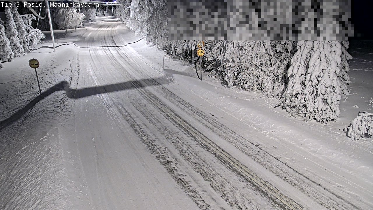 Kelikamerat Kuva Tie 5 Posio, Maaninkavaara, Posio, Lappi