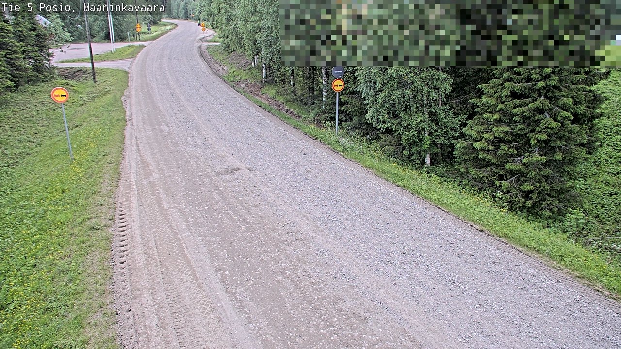 Kelikamerat Kuva Tie 5 Posio, Maaninkavaara, Posio, Lappi