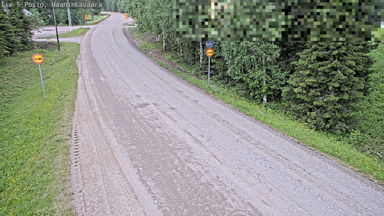 Kelikamerat Kuva Tie 5 Posio, Maaninkavaara, Posio, Lappi