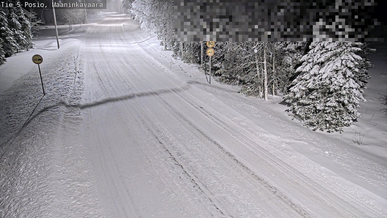 Weather Camera Image Road 5 Posio, Maaninkavaara, Posio, Lappi