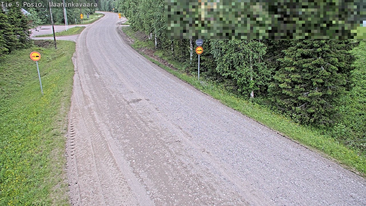 Kelikamerat Kuva Tie 5 Posio, Maaninkavaara, Posio, Lappi