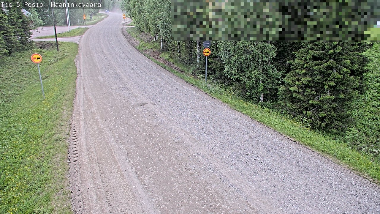Kelikamerat Kuva Tie 5 Posio, Maaninkavaara, Posio, Lappi