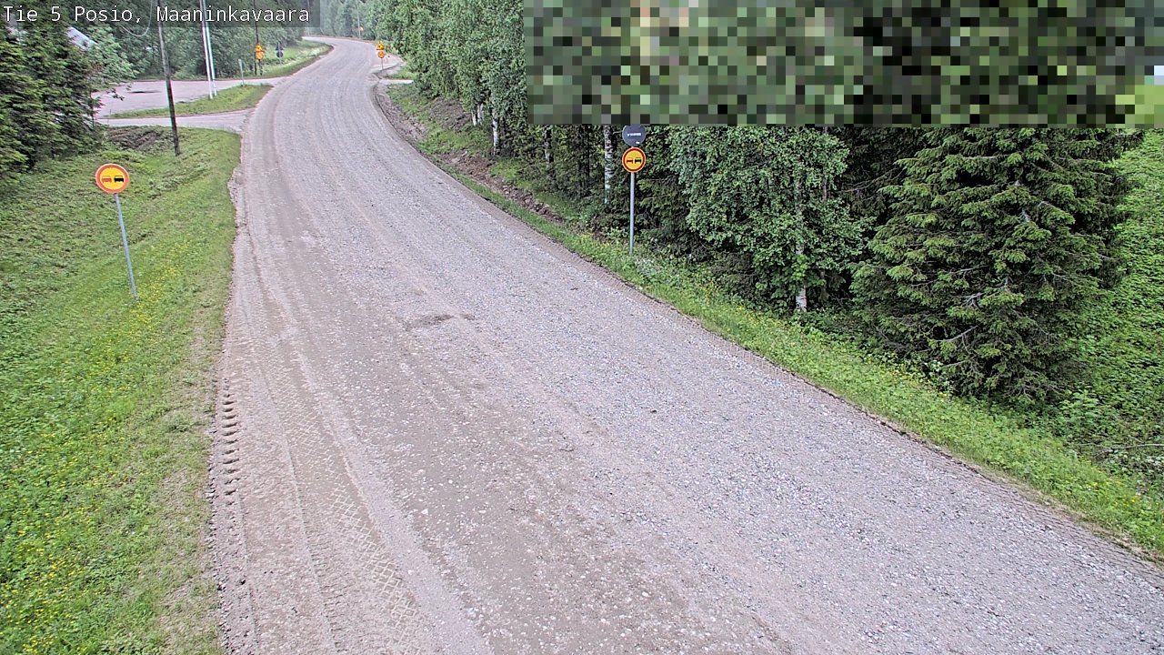 Kelikamerat Kuva Tie 5 Posio, Maaninkavaara, Posio, Lappi