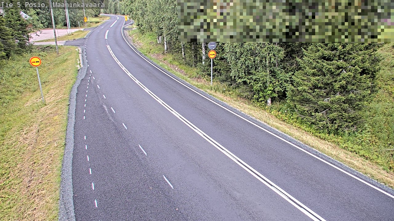 Kelikamerat Kuva Tie 5 Posio, Maaninkavaara, Posio, Lappi