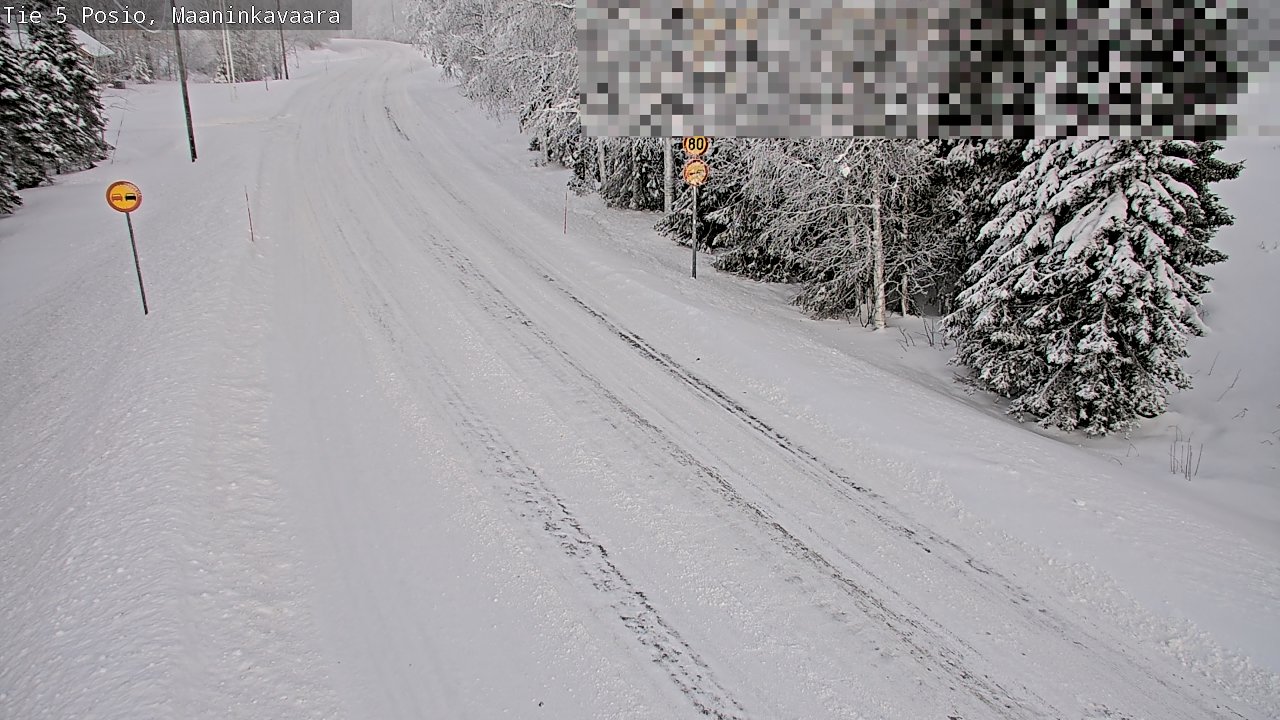 Weather Camera Image Road 5 Posio, Maaninkavaara, Posio, Lappi