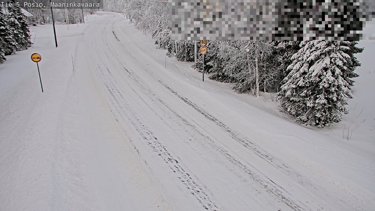 Weather Camera Image Road 5 Posio, Maaninkavaara, Posio, Lappi