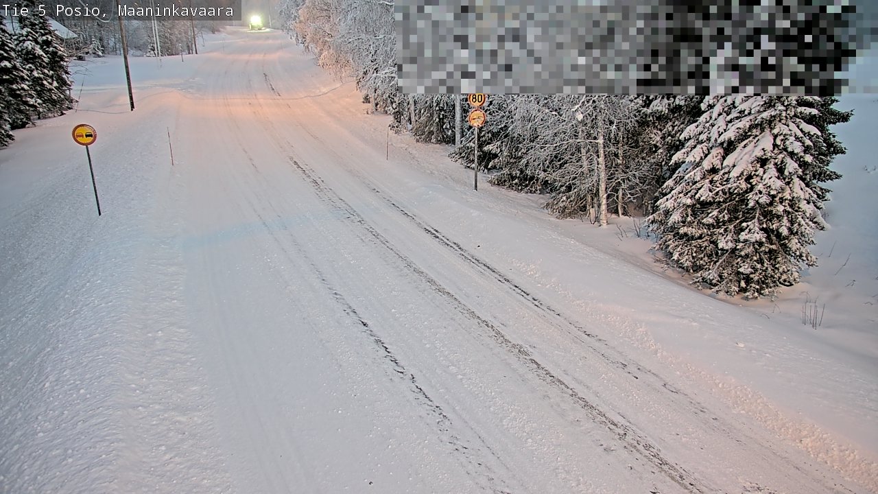 Weather Camera Image Road 5 Posio, Maaninkavaara, Posio, Lappi