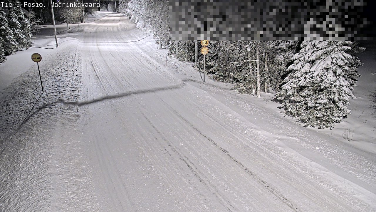 Weather Camera Image Road 5 Posio, Maaninkavaara, Posio, Lappi