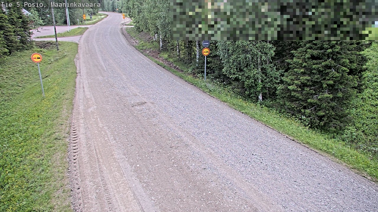 Kelikamerat Kuva Tie 5 Posio, Maaninkavaara, Posio, Lappi