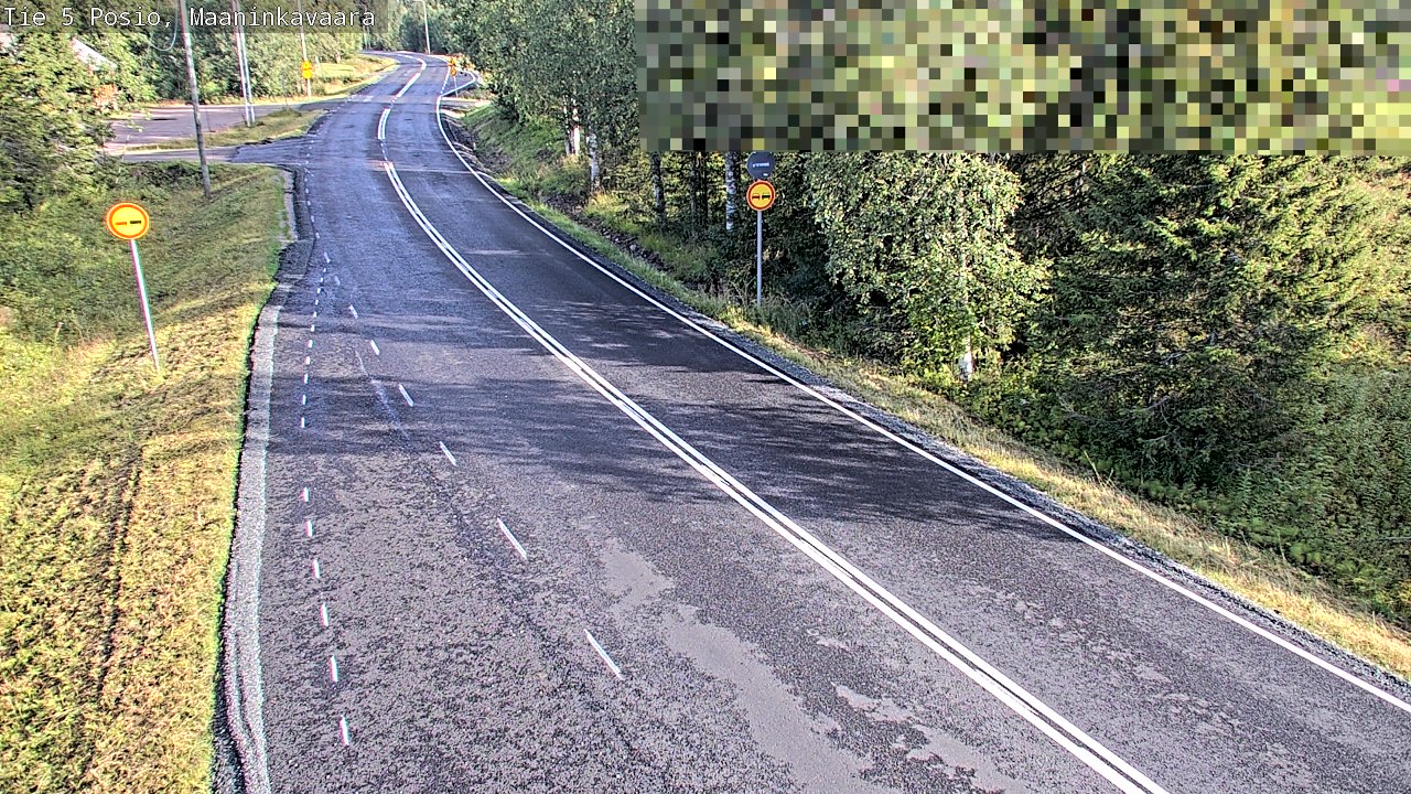 Weather Camera Image Väg 5 Posio, Maaninkavaara, Posio, Lappi