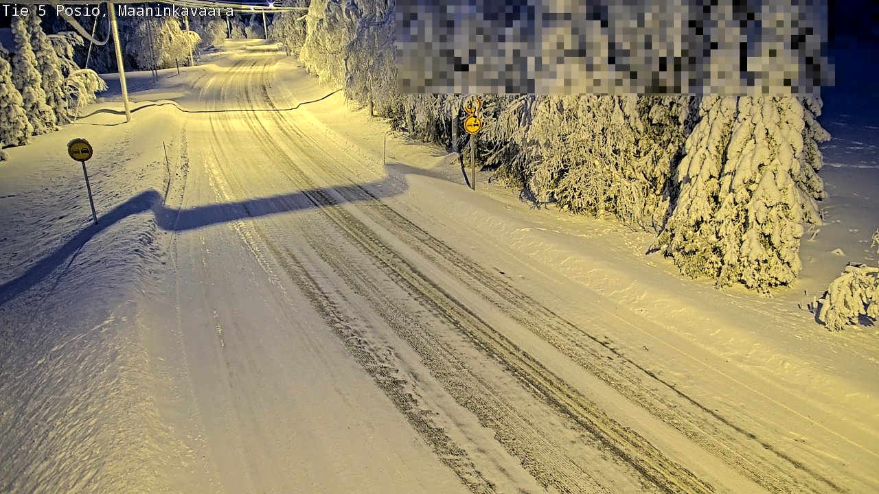 Kelikamerat Kuva Tie 5 Posio, Maaninkavaara, Posio, Lappi