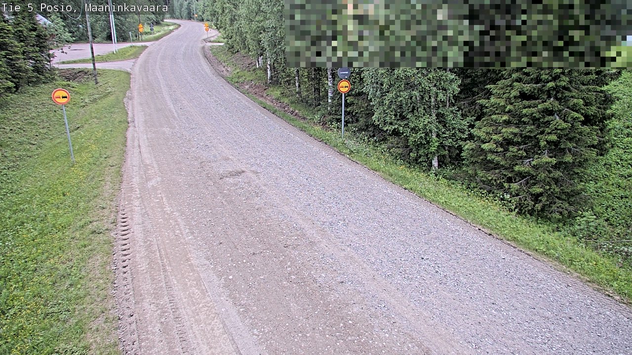 Kelikamerat Kuva Tie 5 Posio, Maaninkavaara, Posio, Lappi