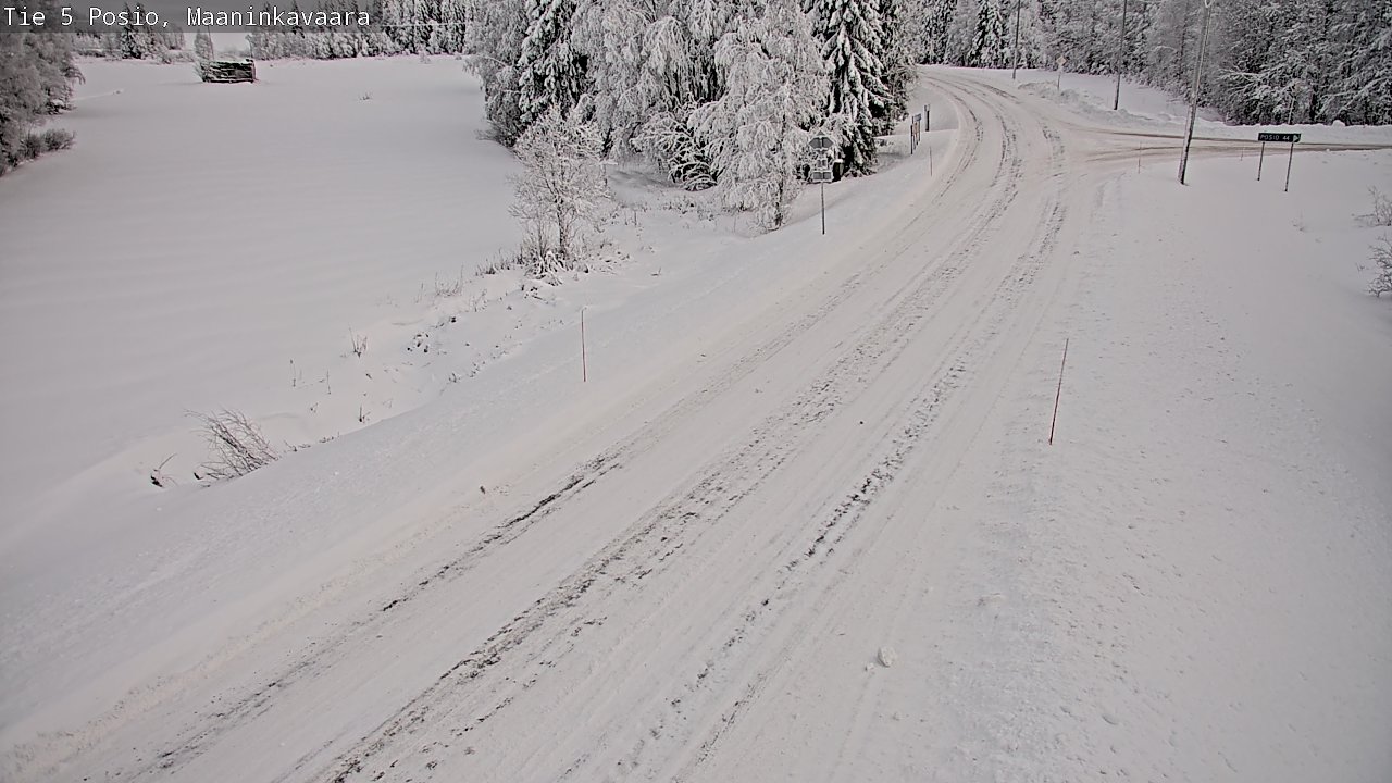 Weather Camera Image Road 5 Posio, Maaninkavaara, Posio, Lappi