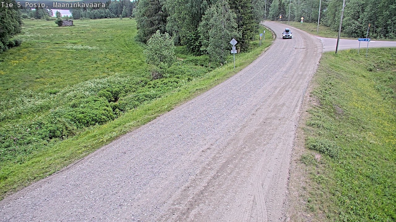 Kelikamerat Kuva Tie 5 Posio, Maaninkavaara, Posio, Lappi