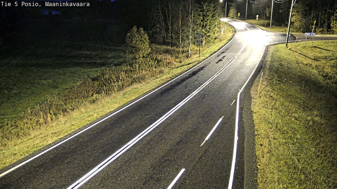 Kelikamerat Kuva Tie 5 Posio, Maaninkavaara, Posio, Lappi