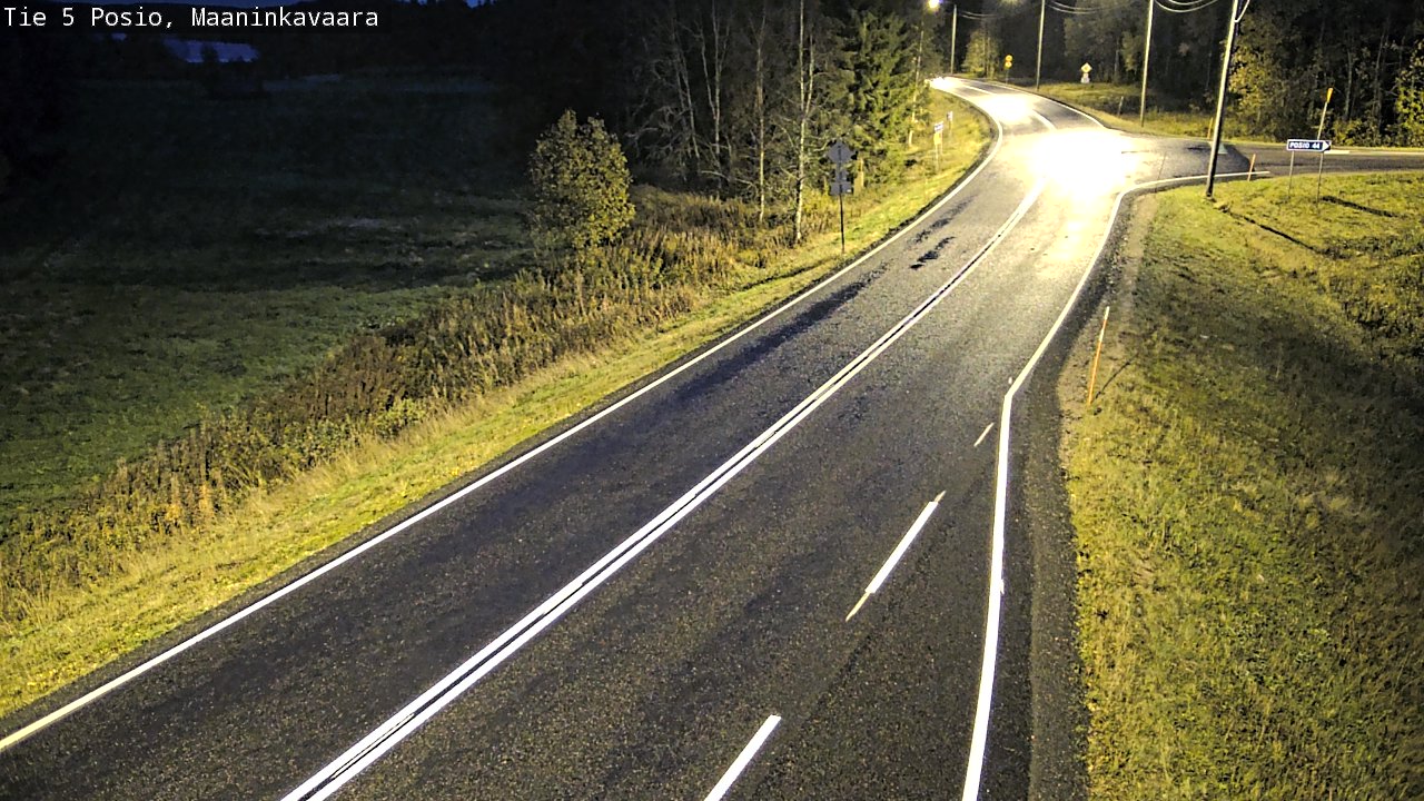 Kelikamerat Kuva Tie 5 Posio, Maaninkavaara, Posio, Lappi