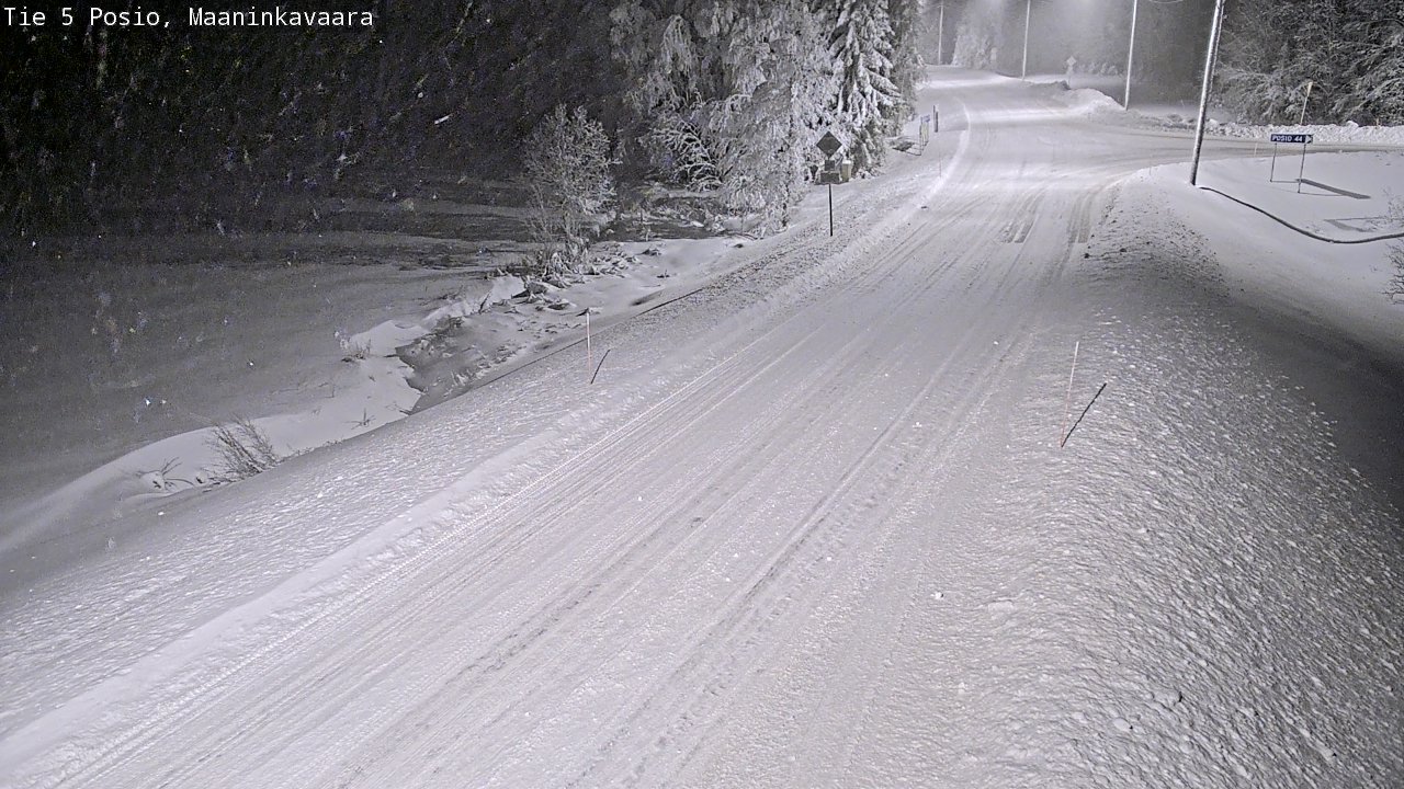Weather Camera Image Road 5 Posio, Maaninkavaara, Posio, Lappi