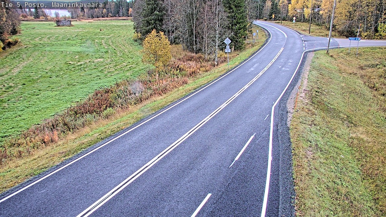 Kelikamerat Kuva Tie 5 Posio, Maaninkavaara, Posio, Lappi
