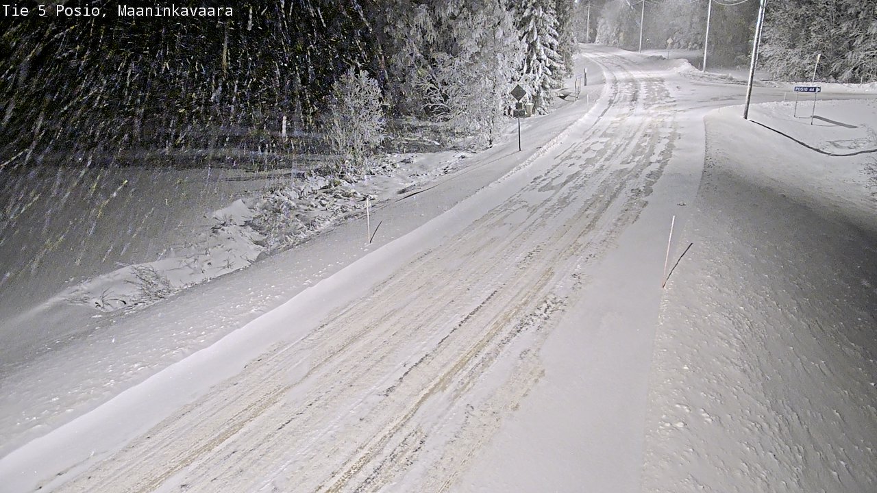 Kelikamerat Kuva Tie 5 Posio, Maaninkavaara, Posio, Lappi