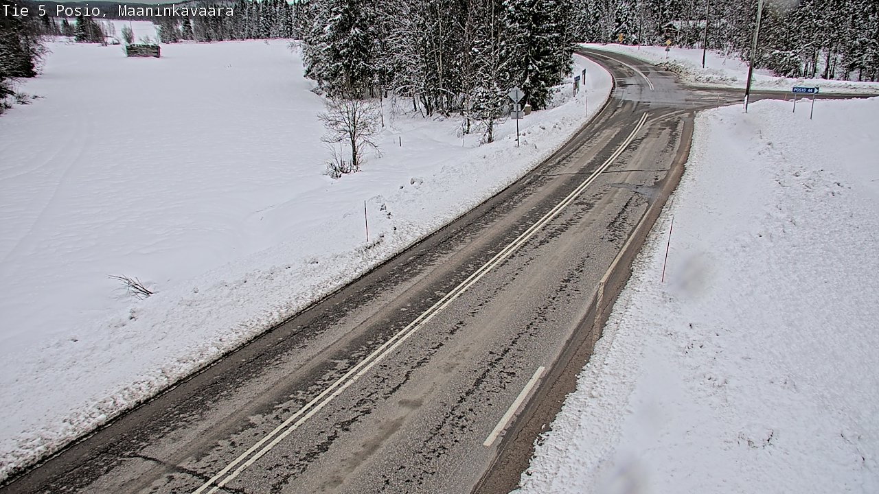 Weather Camera Image Road 5 Posio, Maaninkavaara, Posio, Lappi