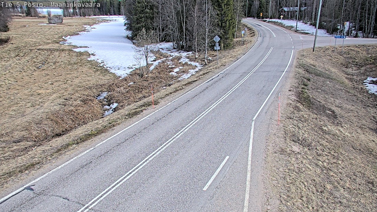 Kelikamerat Kuva Tie 5 Posio, Maaninkavaara, Posio, Lappi