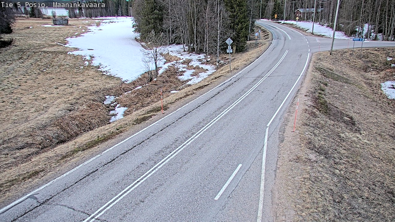 Kelikamerat Kuva Tie 5 Posio, Maaninkavaara, Posio, Lappi