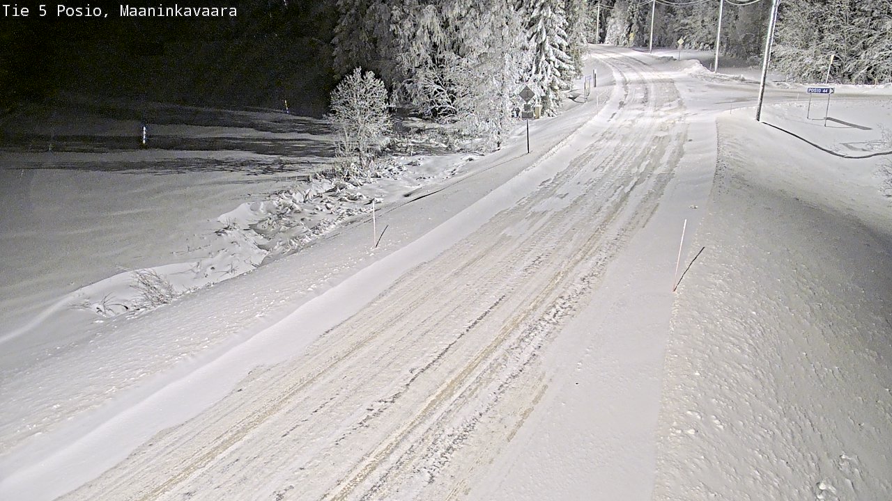 Kelikamerat Kuva Tie 5 Posio, Maaninkavaara, Posio, Lappi