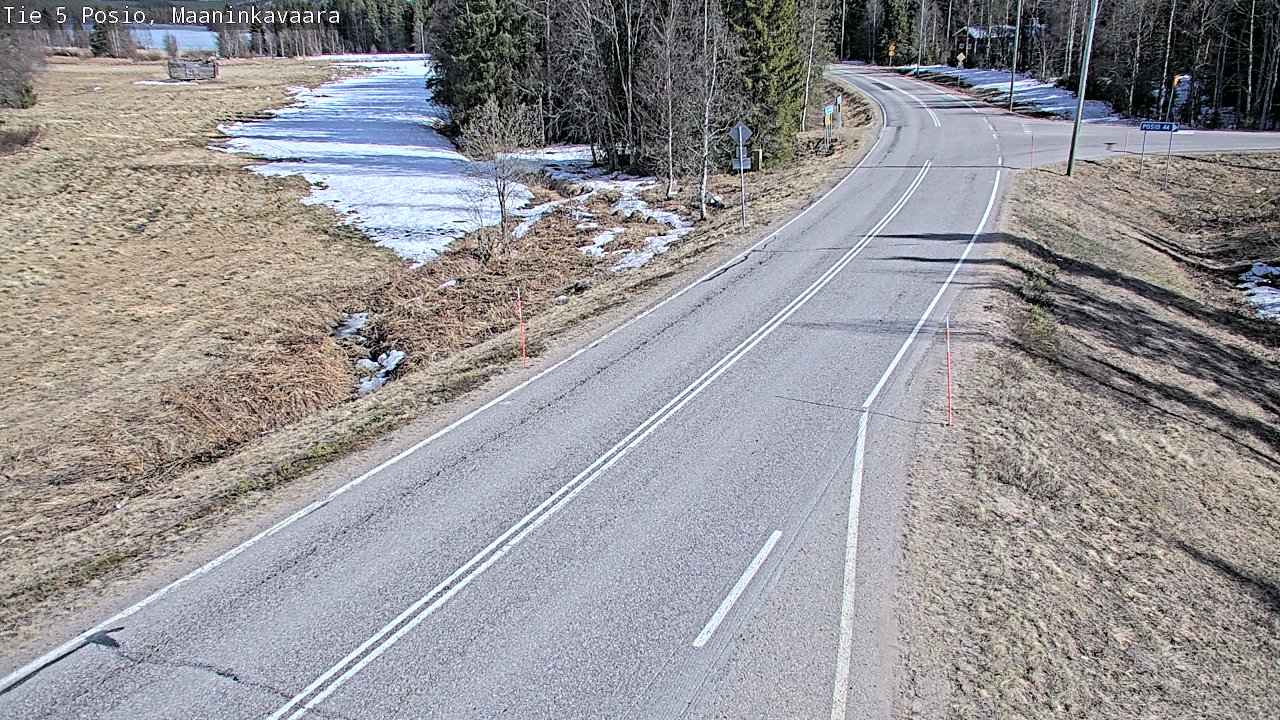 Kelikamerat Kuva Tie 5 Posio, Maaninkavaara, Posio, Lappi