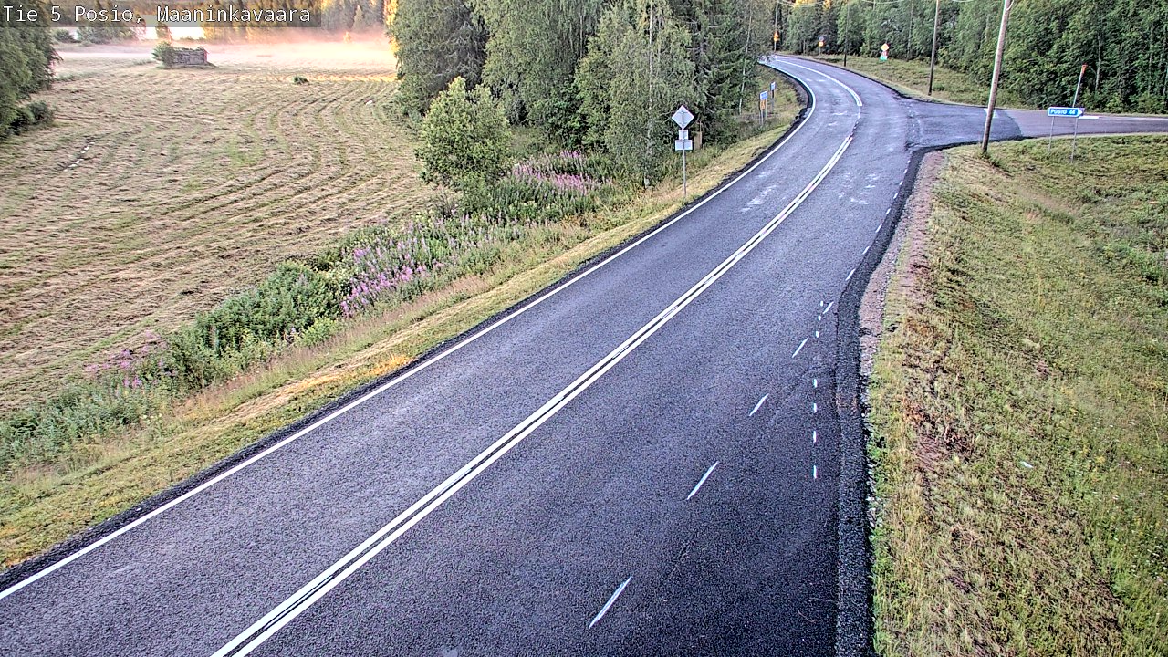 Kelikamerat Kuva Tie 5 Posio, Maaninkavaara, Posio, Lappi