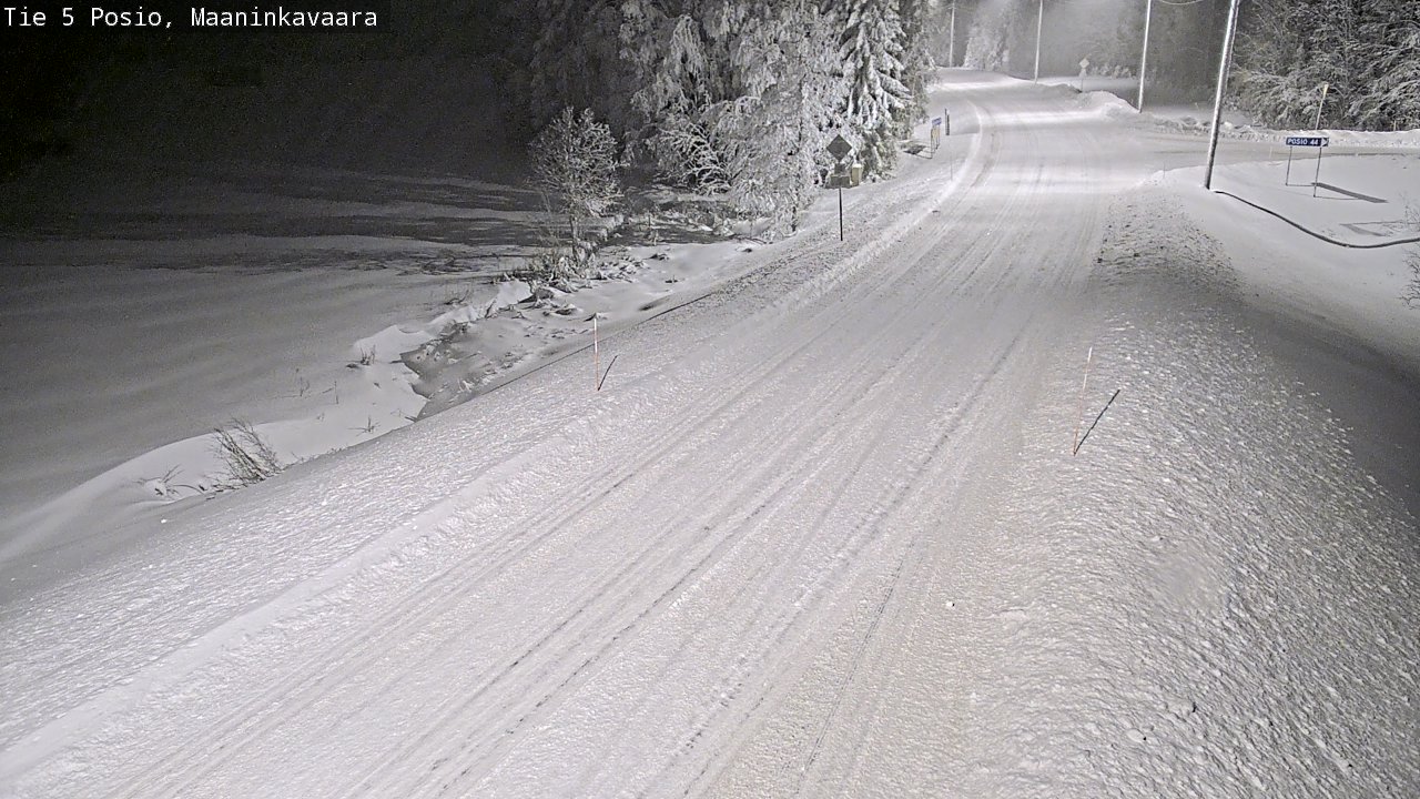 Weather Camera Image Road 5 Posio, Maaninkavaara, Posio, Lappi