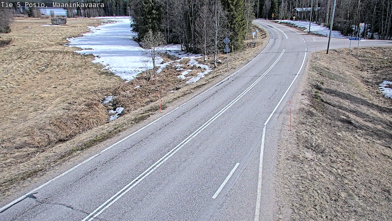 Kelikamerat Kuva Tie 5 Posio, Maaninkavaara, Posio, Lappi