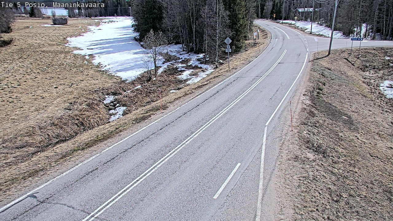 Kelikamerat Kuva Tie 5 Posio, Maaninkavaara, Posio, Lappi