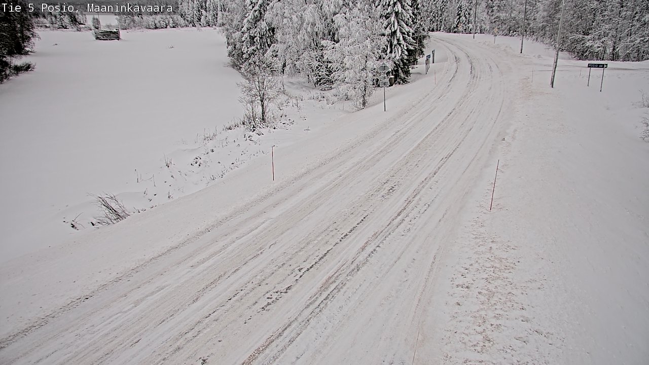 Kelikamerat Kuva Tie 5 Posio, Maaninkavaara, Posio, Lappi