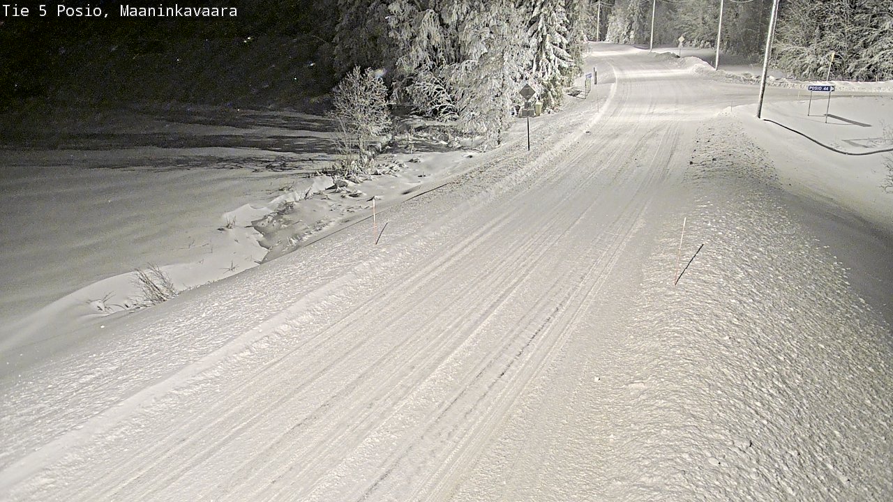 Weather Camera Image Road 5 Posio, Maaninkavaara, Posio, Lappi