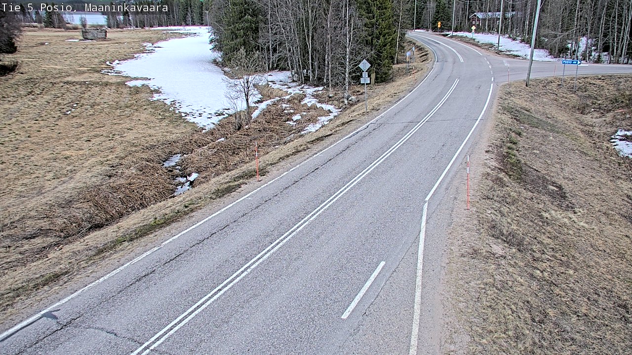 Kelikamerat Kuva Tie 5 Posio, Maaninkavaara, Posio, Lappi