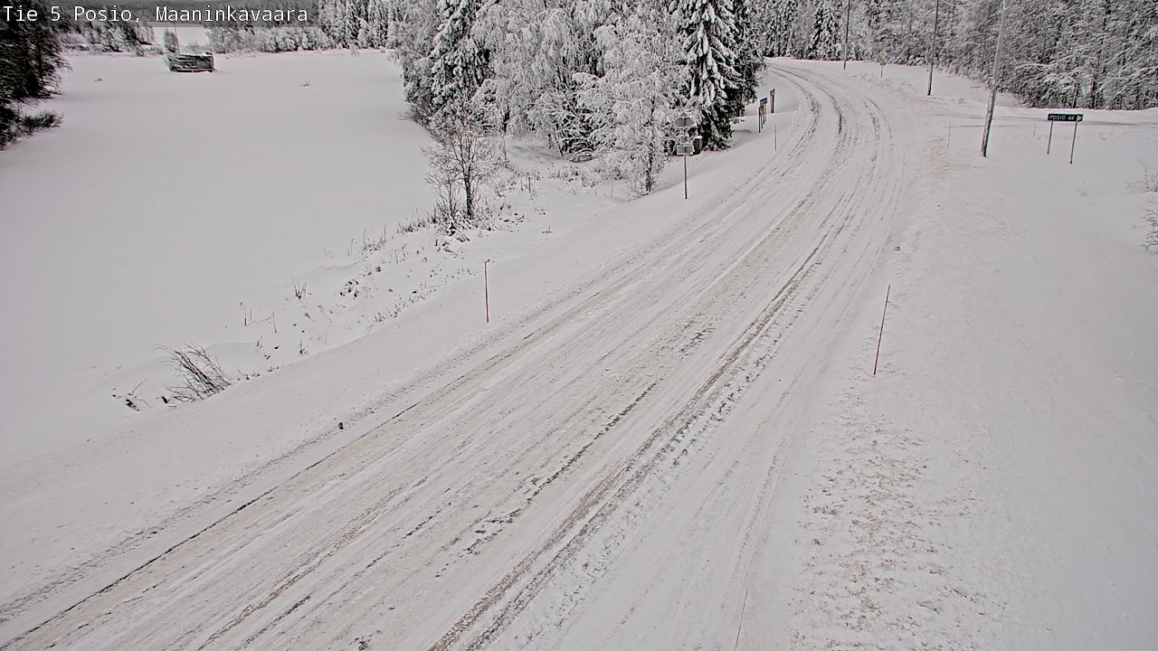 Kelikamerat Kuva Tie 5 Posio, Maaninkavaara, Posio, Lappi