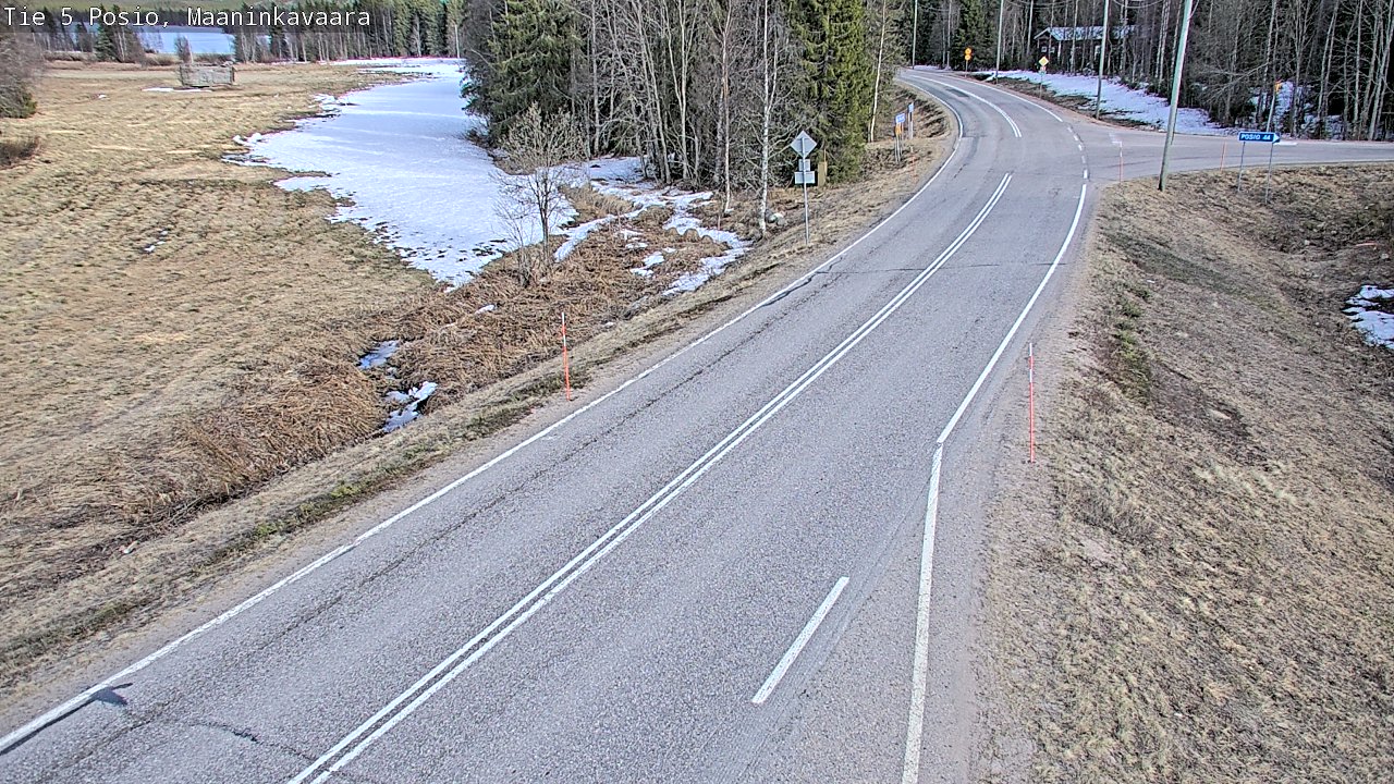 Kelikamerat Kuva Tie 5 Posio, Maaninkavaara, Posio, Lappi